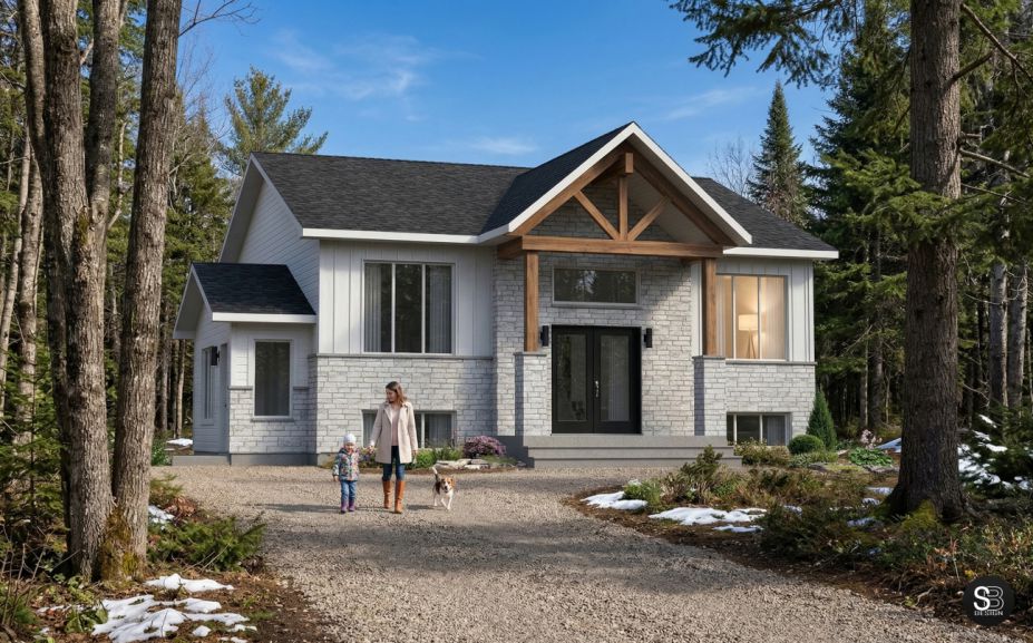 Plan 3D de maison