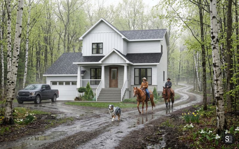 Imagerie 3D de maison